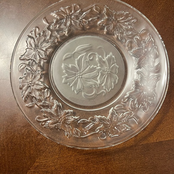 Princess house salad/dessert crystal plates - Picture 1 of 2